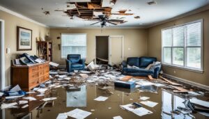 What gets ruined in water damage?